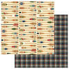 Photo Play Paper - Lakeside Collection - 12 x 12 Double Sided Paper - Paddle On