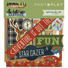 Photo Play Paper - Ephemera - Die Cut Cardstock Pieces - Lakeside and Campfire