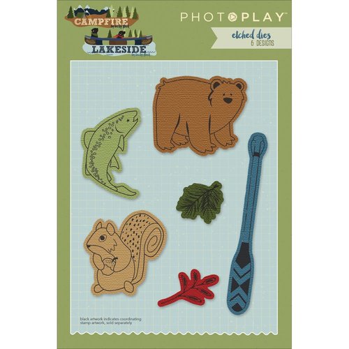 Photo Play Paper - Die Set - Campfire and Lakeside