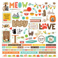 PhotoPlay - Cat Nip Collection - 12 x 12 Cardstock Stickers - Element
