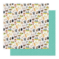 PhotoPlay - Cat Nip Collection - 12 x 12 Double Sided Paper - Cats Have Staff