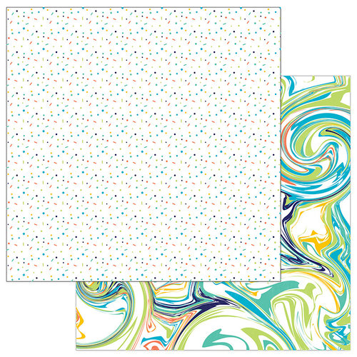 Photo Play Paper - Cake Collection - Party Animal - 12 x 12 Double Sided Paper - Confetti