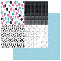 Photo Play Paper - Cake Collection - Panda Party - 12 x 12 Double Sided Paper - Surprise Quad