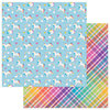 Photo Play Paper - Cake Collection - Rainbow Sprinkles - 12 x 12 Double Sided Paper - Magical