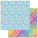 Photo Play Paper - Cake Collection - Rainbow Sprinkles - 12 x 12 Double Sided Paper - Magical