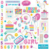 Photo Play Paper - Cake Collection - Rainbow Sprinkles - 12 x 12 Cardstock Stickers - Elements