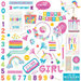 Photo Play Paper - Cake Collection - Rainbow Sprinkles - 12 x 12 Cardstock Stickers - Elements