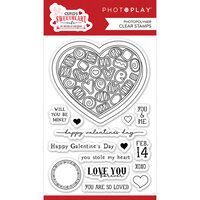 PhotoPlay - Cupid's Sweetheart Cafe Collection - Clear Photopolymer Stamps
