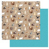 Photo Play Paper - Cat Lover Collection - 12 x 12 Double Sided Paper - Soft Kitty