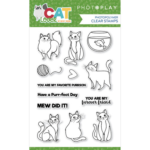 PhotoPlay - Cat Lover Collection - Clear Photopolymer Stamps