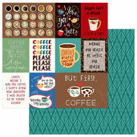 ColorPlay - Daily Grind Collection - 12 x 12 Double Sided Paper - But First Coffee