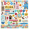 PhotoPlay - Dog Lover Collection - 12 x 12 Cardstock Stickers - Elements
