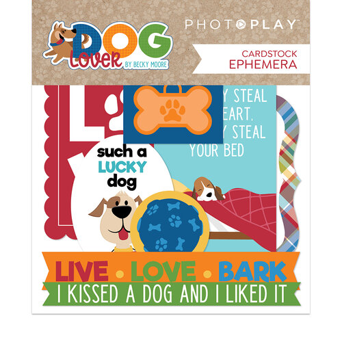 PhotoPlay - Dog Lover Collection - Ephemera - Die Cut Cardstock Pieces