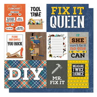 PhotoPlay - DIY Home Edition Collection - 12 x 12 Double Sided Paper - Fix It