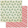 Photo Play Paper - Dear Santa Collection - Christmas - 12 x 12 Double Sided Paper - Holly