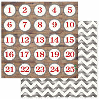 Photo Play Paper - Dear Santa Collection - Christmas - 12 x 12 Double Sided Paper - Countdown