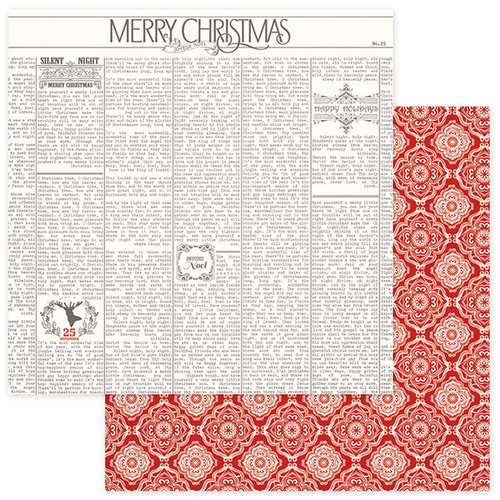 Photo Play Paper - Dear Santa Collection - Christmas - 12 x 12 Double Sided Paper - Merry Christmas