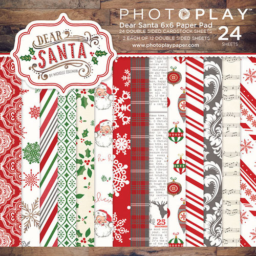 Photo Play Paper - Dear Santa Collection - Christmas - 6 x 6 Paper Pad