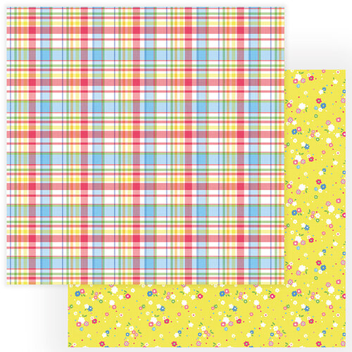 Color Play - Easter Wishes Collection - 12 x 12 Double Sided Paper - Spring Blossoms
