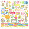 ColorPlay - Easter Wishes Collection - 12 x 12 Cardstock Stickers - Elements