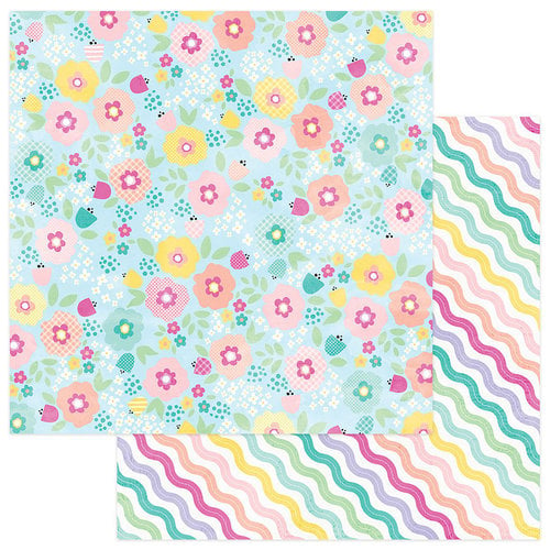 Photo Play Paper - Easter Blessings Collection - 12 x 12 Double Sided Paper - Spring Meadow