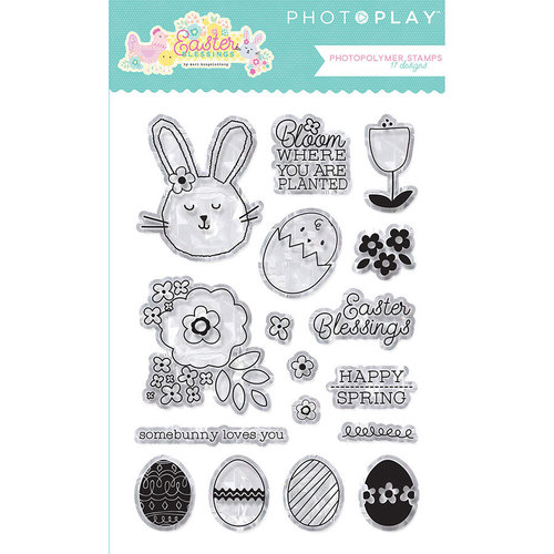 Photo Play Paper - Easter Blessings Collection - Clear Acrylic Stamps