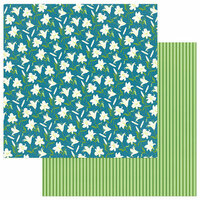 Photo Play Paper - Easter Joy Collection - 12 x 12 Double Sided Paper - Easter Lilies
