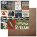 Photo Play Paper - End Zone Collection - 12 x 12 Double Sided Paper - Go Team