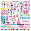 PhotoPlay - Fashion Dreams Collection - 12 x 12 Cardstock Stickers - Elements