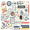 PhotoPlay - We Are Family Collection - 12 x 12 Cardstock Stickers - Elements