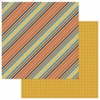 Photo Play Paper - Fall Breeze Collection - 12 x 12 Double Sided Paper - Breezy Stripes