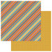 Photo Play Paper - Fall Breeze Collection - 12 x 12 Double Sided Paper - Breezy Stripes