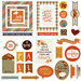Photo Play Paper - Fall Breeze Collection - Ephemera - Die Cut Cardstock Pieces