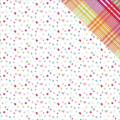 Photo Play Paper - Fun With Friends Collection - 12 x 12 Double Sided Paper - Confetti