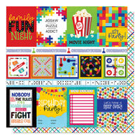 PhotoPlay - Family Fun Night Collection - 12 x 12 Double Sided Paper - Game Rules