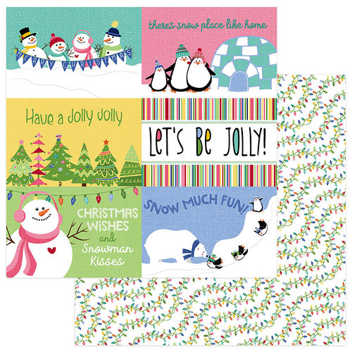 Photo Play Paper - Frosty Friends Collection - Christmas - 12 x 12 Double Sided Paper - Snow Much Fun
