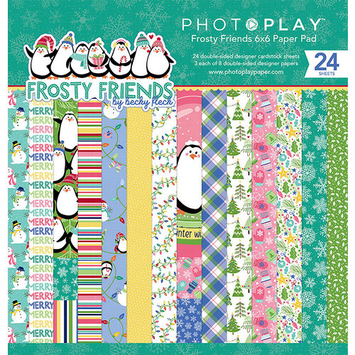 Photo Play Paper - Frosty Friends Collection - Christmas - 6 x 6 Paper Pad