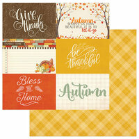 Photo Play Paper - Falling Leaves Collection - 12 x 12 Double Sided Paper - 4 x 6 Cards