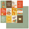 Photo Play Paper - Falling Leaves Collection - 12 x 12 Double Sided Paper - 3 x 4 Cards