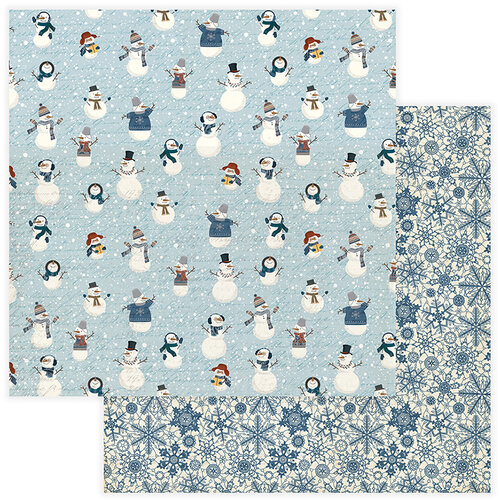 Photo Play Paper - For the Love of Winter Collection - 12 x 12 Double Sided Paper - Snow Much Fun