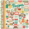 Photo Play Paper - Fresh Picked Collection - 12 x 12 Cardstock Stickers - Elements