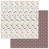Photo Play Paper - Free Bird Collection - 12 x 12 Double Sided Paper - Eye Wild Child Stripe