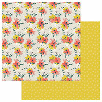 Photo Play Paper - Free Bird Collection - 12 x 12 Double Sided Paper - Fancy Free Floral