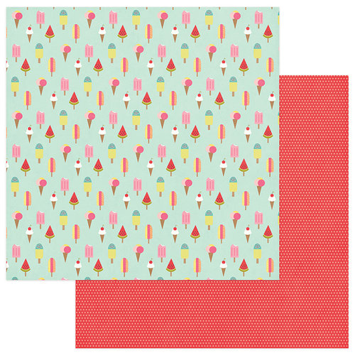 Photo Play Paper - For the Love of Summer Collection - 12 x 12 Double Sided Paper - So Chill