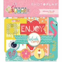 Photo Play Paper - For the Love of Summer Collection - Ephemera - Die Cut Cardstock Pieces