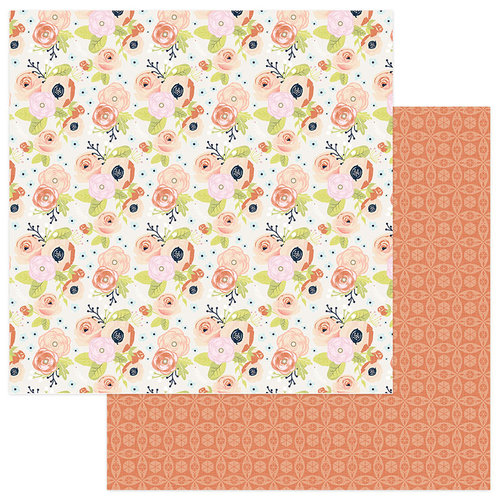 Photo Play Paper - Family Ties Collection - 12 x 12 Double Sided Paper - Floral
