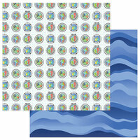 Photo Play Paper - Fish Tales Collection - 12 x 12 Double Sided Paper - Port Holes