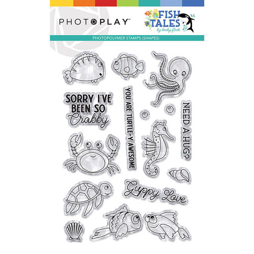 PhotoPlay - Fish Tales Collection - Clear Photopolymer Stamps - Element
