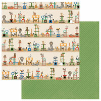 Photo Play Paper - Whiskers Collection - 12 x 12 Double Sided Paper - Cat Nip