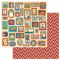 Photo Play Paper - Whiskers Collection - 12 x 12 Double Sided Paper - Cat Lady